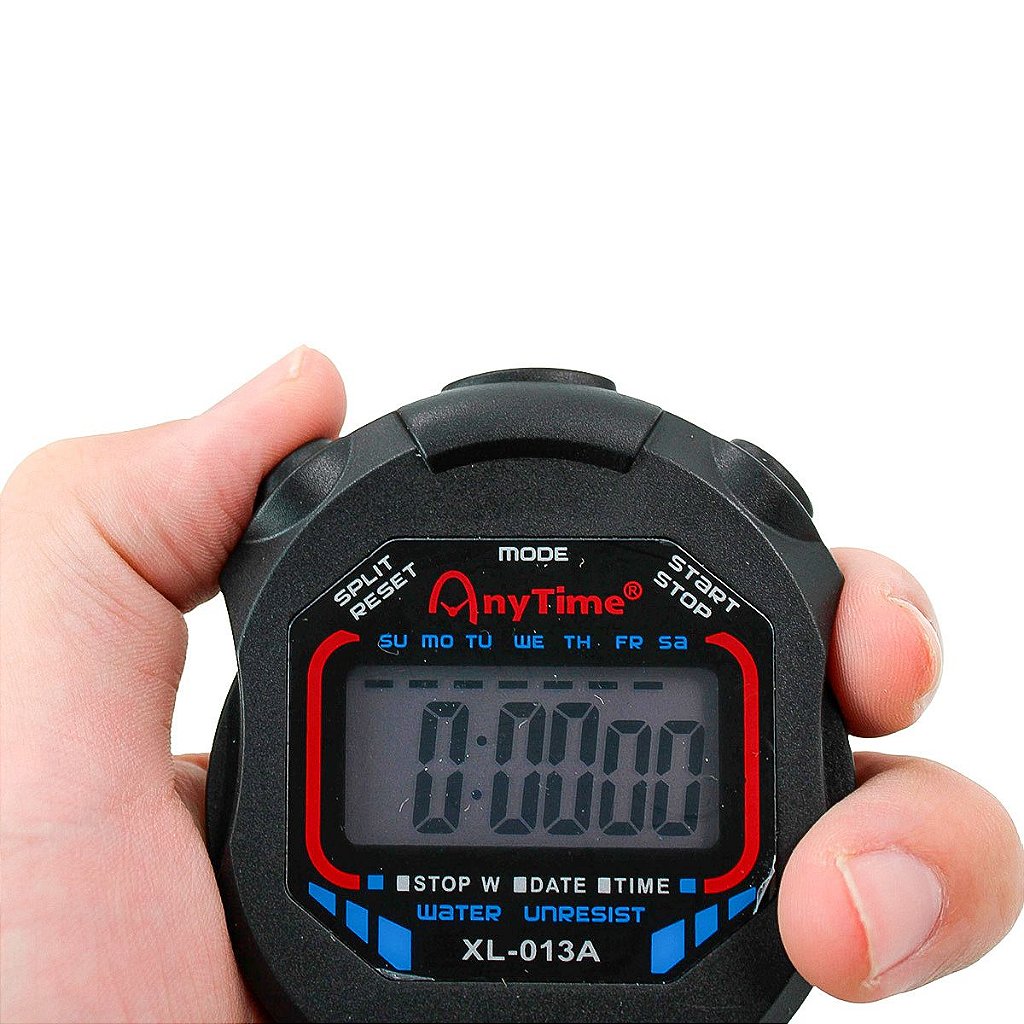 Cronômetro Digital De Mão Hora Alarme Crossfit Corrida