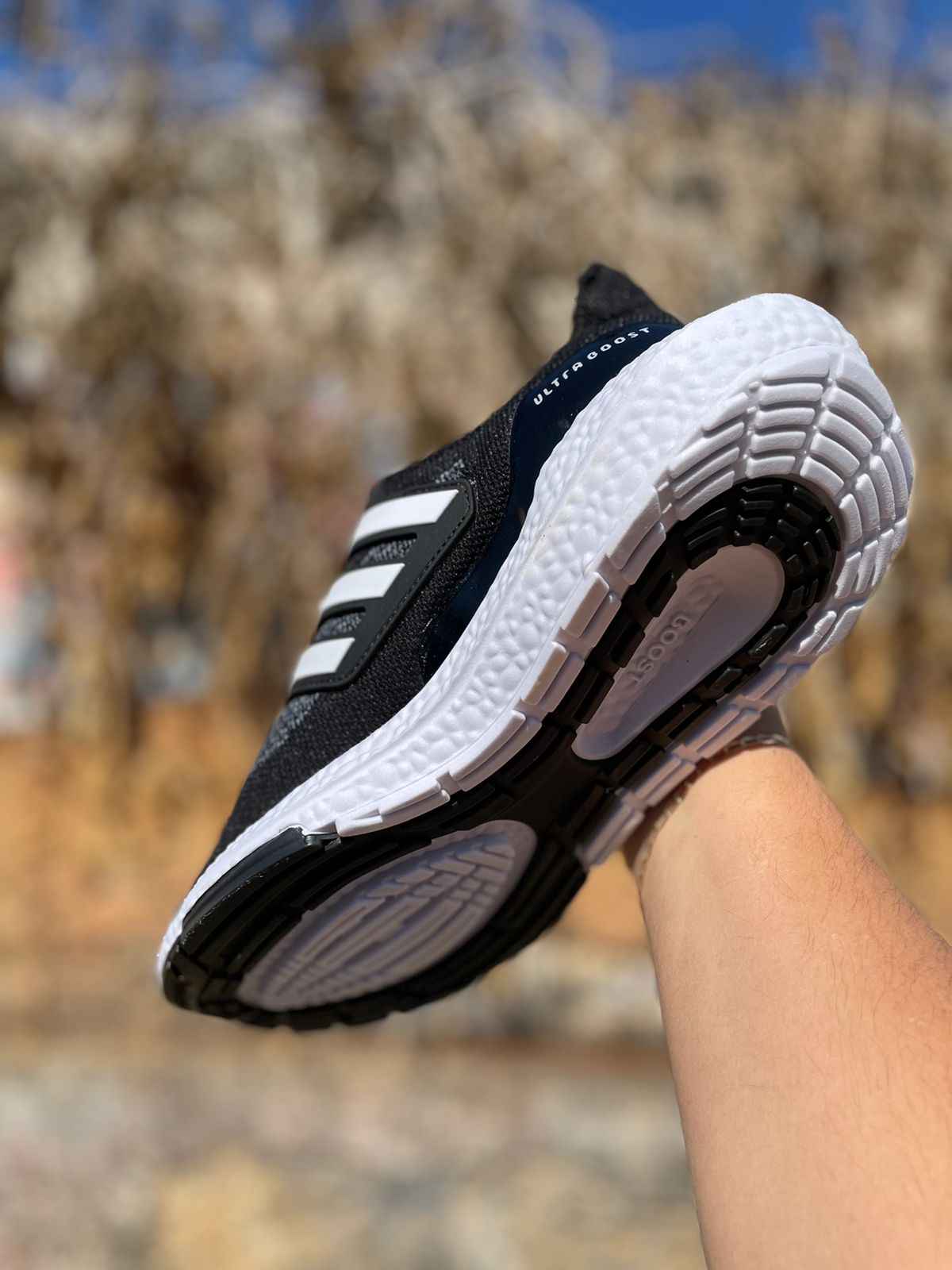 Tênis Ultraboost 21 Masculino Adidas Preto/Branco