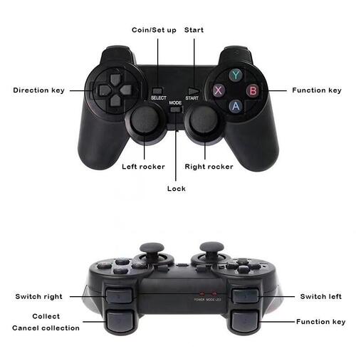 Game Stick 4k Lite Retro 2 Controles Sem Fio Mais de 20.000 Jogos ORIGINAL