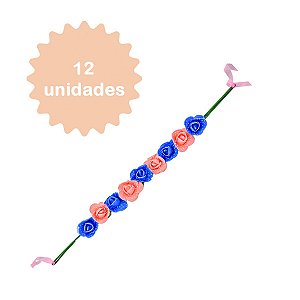 12 Unidades de Tiara Coroa De Flores Noivas Damas De Honra Casamento Praia Festas