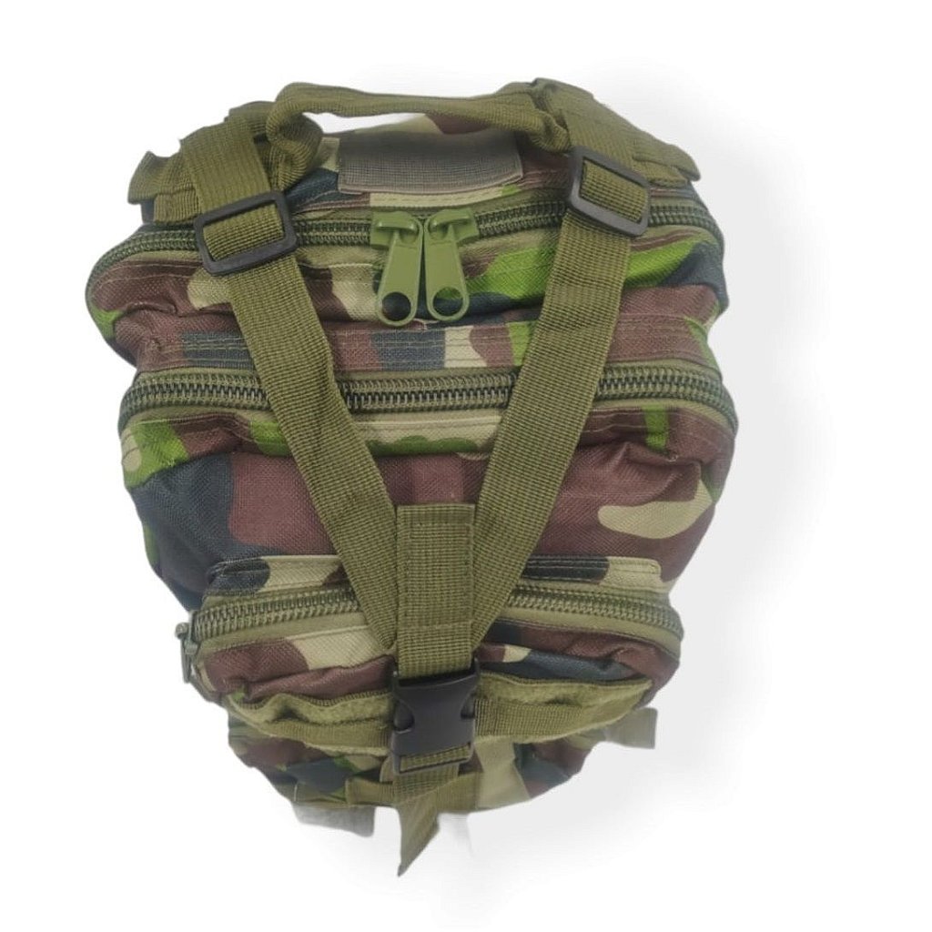 Mochila Tatica Militar Assalt 30l 3d Verde Camuflada Padrão
