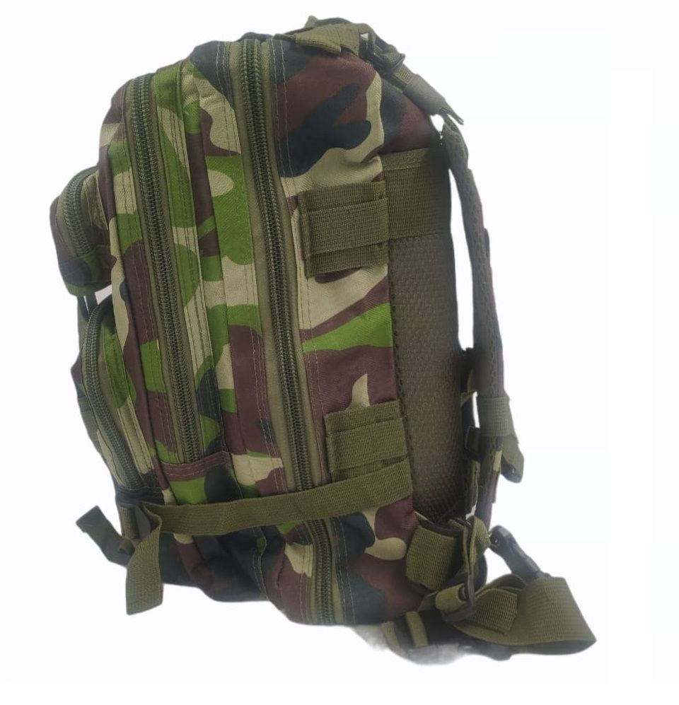 Mochila Tatica Militar Assalt 30l 3d Verde Camuflada Padrão