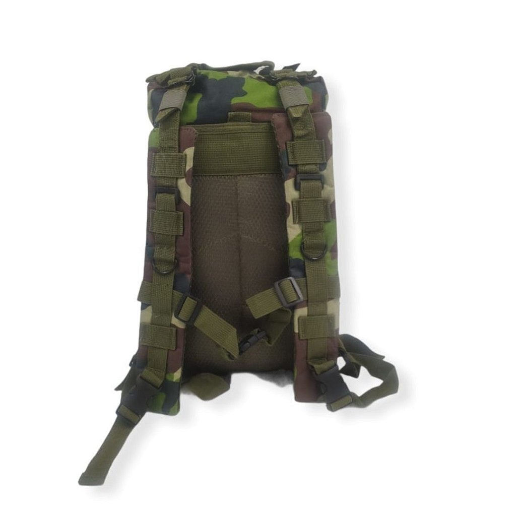 Mochila Tatica Militar Assalt 30l 3d Verde Camuflada Padrão