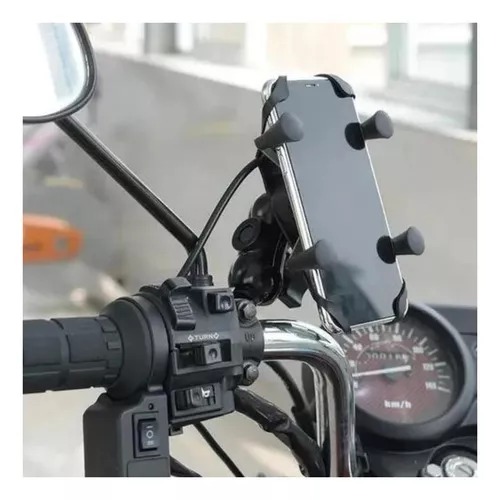 Suporte P/ Moto C/ Carregador