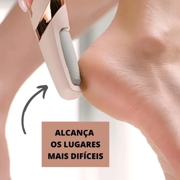 Lixador Para Pés Elétrico E Removedor De Calos Portátil