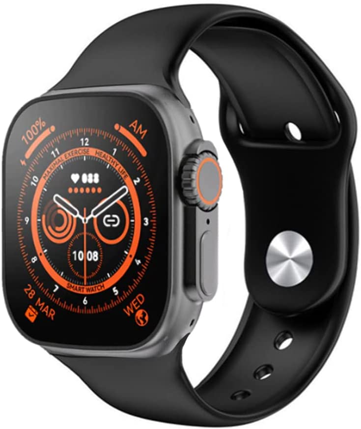 Relógio Smartwatch Iwo Watch Hw8 Ultra Series 8 Com Nfc c/ 2 Pulseiras
