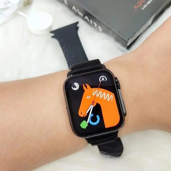 Relógio Smartwatch Iwo Watch Hw8 Ultra Series 8 Com Nfc c/ 2 Pulseiras