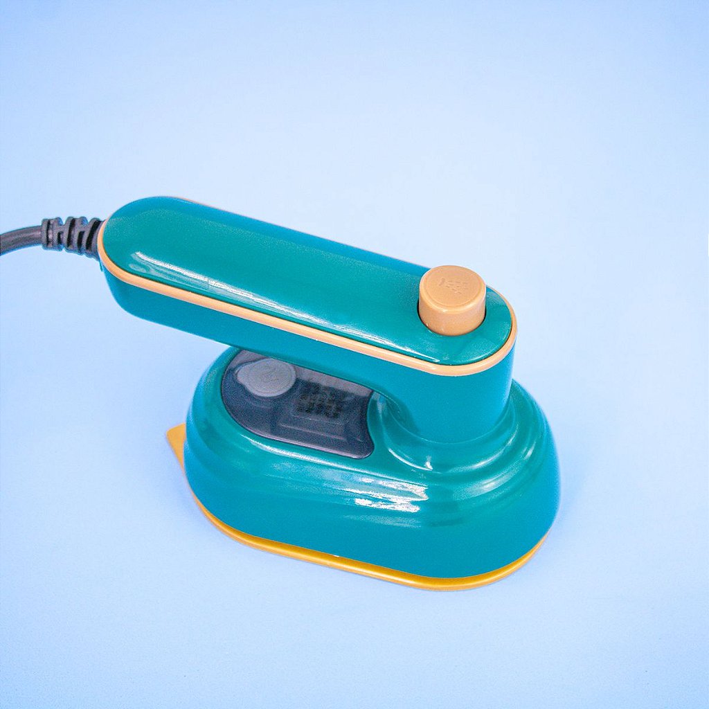 Mini Ferro De Passar Roupa Giratório Portátil A Vapor