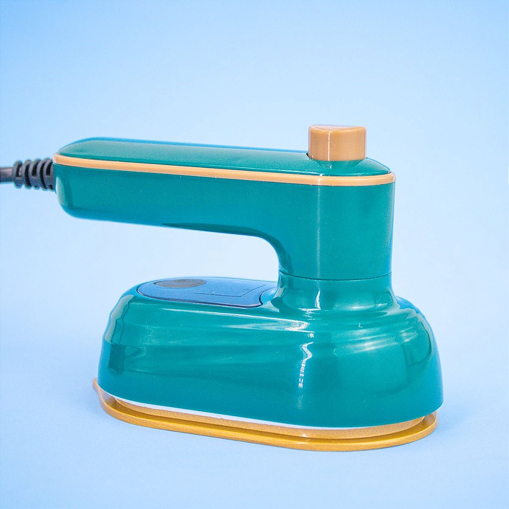 Mini Ferro De Passar Roupa Giratório Portátil A Vapor