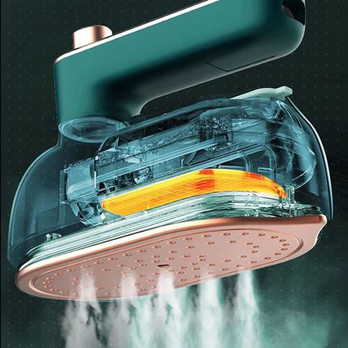 Mini Ferro De Passar Roupa Giratório Portátil A Vapor