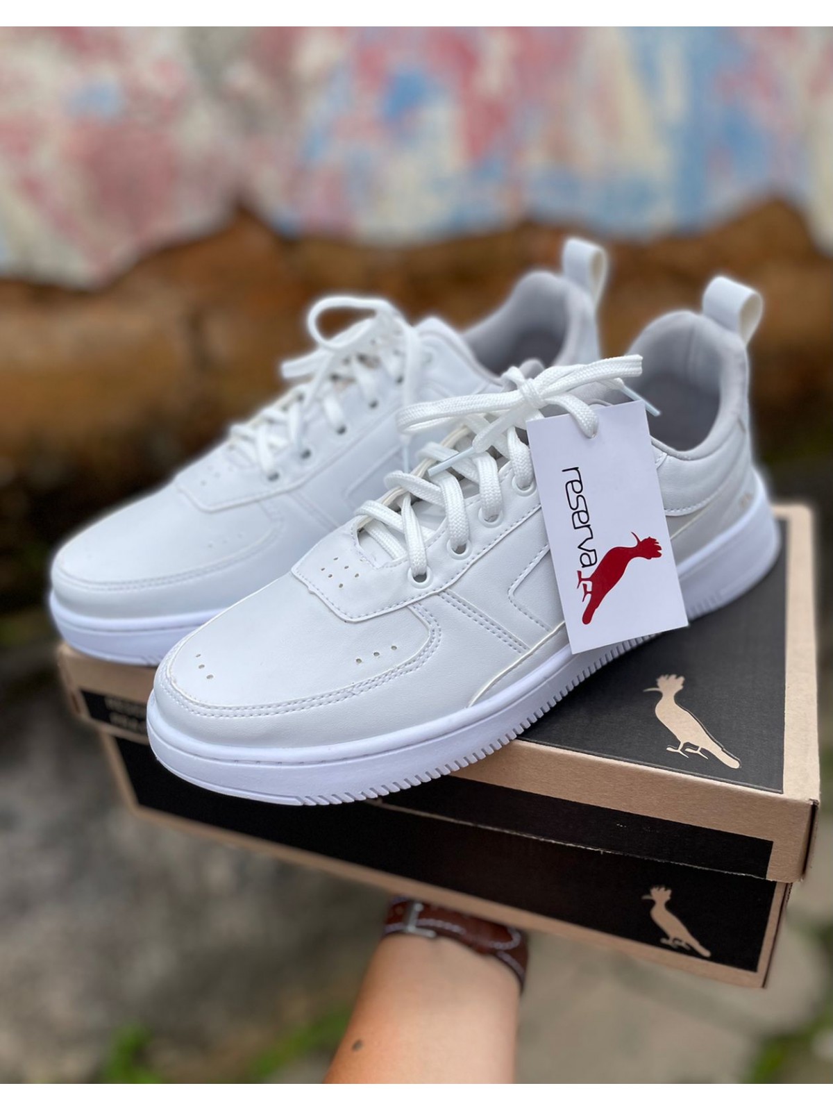 Tênis Hero Masculino Premium Reserva Branco