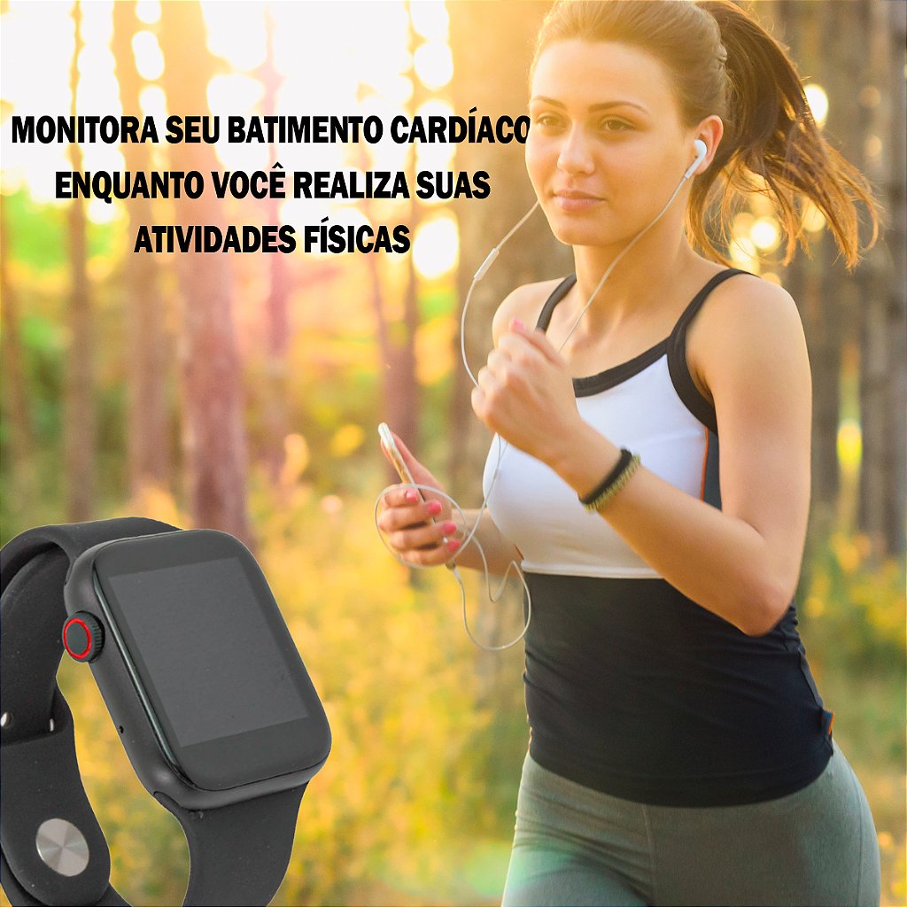 Relógio Smartwatch Android Ios Inteligente Bluetooth C/ Pulseira Magnética QS18