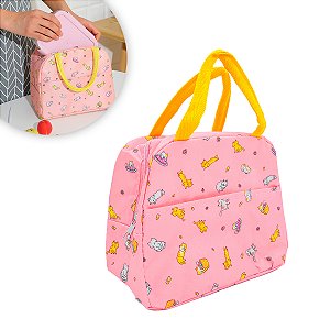 Bolsa Marmita Lancheira Térmica Estampada