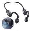 Fones de ouvido sem fio condução óssea Bluetooth esportivos expansíveis