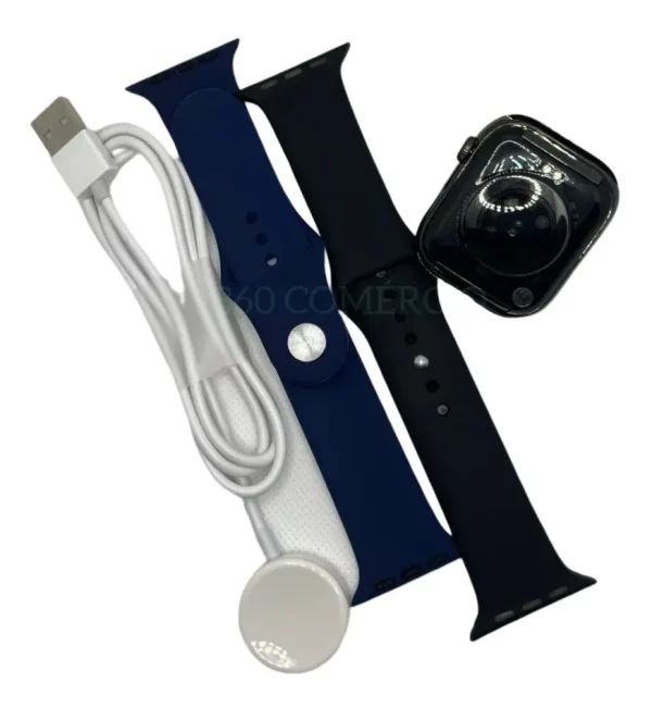 Relógio Smartwatch Sw9 C/ 2 Pulseiras + Película De Proteção