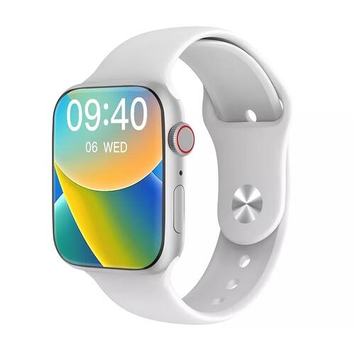 Smartwtch W29 Pro Serie 9 47mm Com Dynamic Island Jogos Bússola NFC - Branco