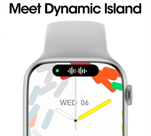 Smartwtch W29 Pro Serie 9 47mm Com Dynamic Island Jogos Bússola NFC - Branco