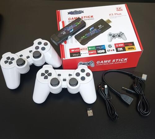 Game Stick Tv Box Android 8K Ultra HD 10.000 Jogos Original