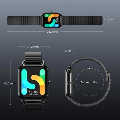 Smartwatch Xiaomi Haylou RS4 Plus Tela Amoled Pulseira Extra A Prova Dagua
