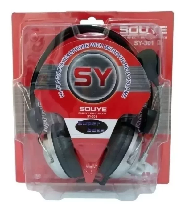 Fone Para Computador Com Microfone Estéreo SY-301