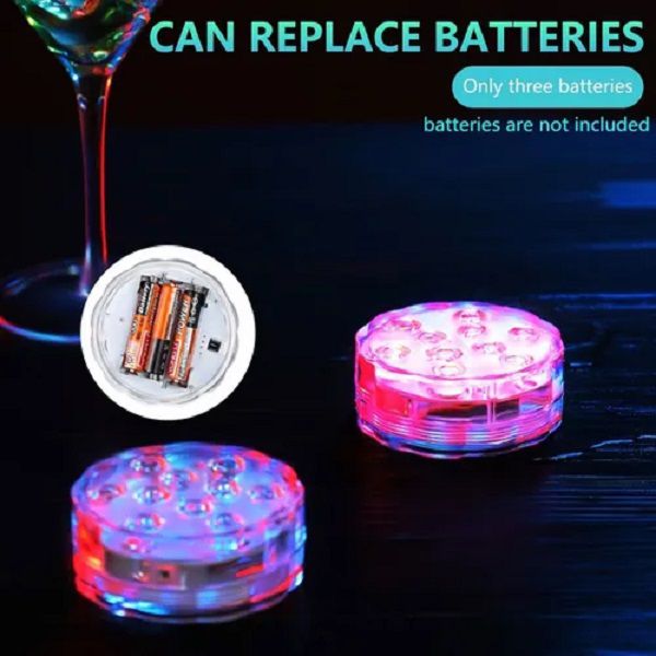 Luminária Lâmpada Luz Led C/ Controle Remoto Piscina