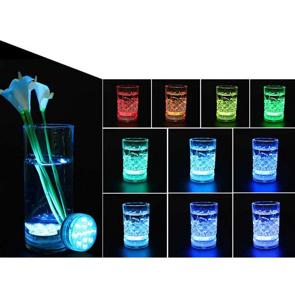 Luminária Lâmpada Luz Led C/ Controle Remoto Piscina