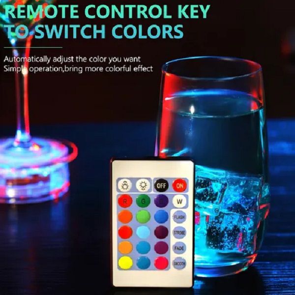 Luminária Lâmpada Luz Led C/ Controle Remoto Piscina