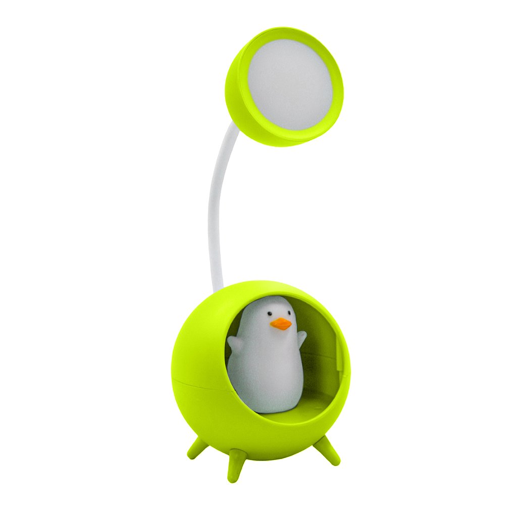 Luminária De Mesa Decorativa USB Articulável Patinho