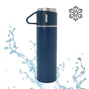 Garrafa Térmica Com Copo Parede Dupla Inox 500ml