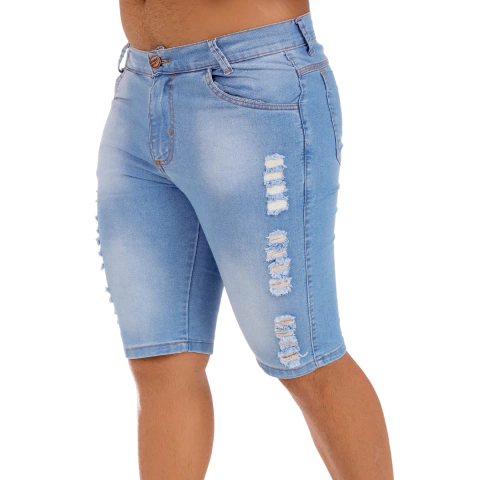 Bermuda Masculina Jeans Clara