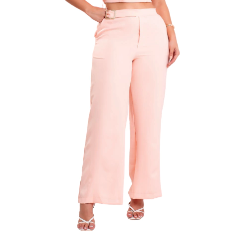 Conjunto Feminino Cropped Calca Diversas Cores
