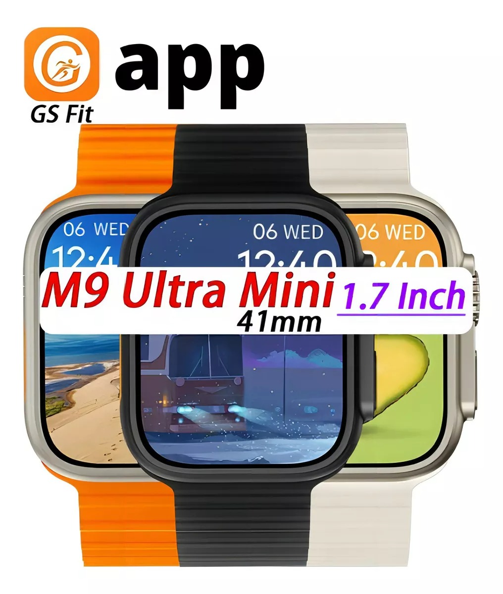 M9 Ultra Mini 2 Pulseiras