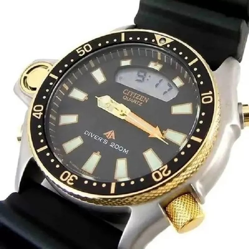 Aqualand Serie Ouro Borracha (Citizen)