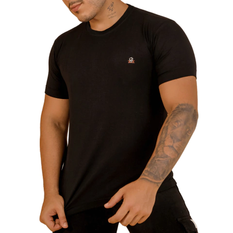 Camisa Gola Careca Preto Rnt