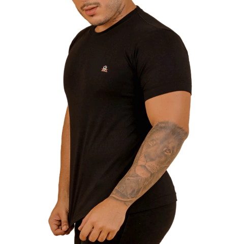 Camisa Gola Careca Preto Rnt