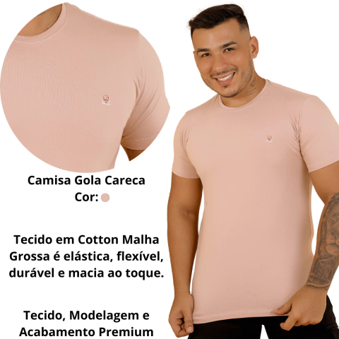 Camisa Gola Careca Creme Rnt