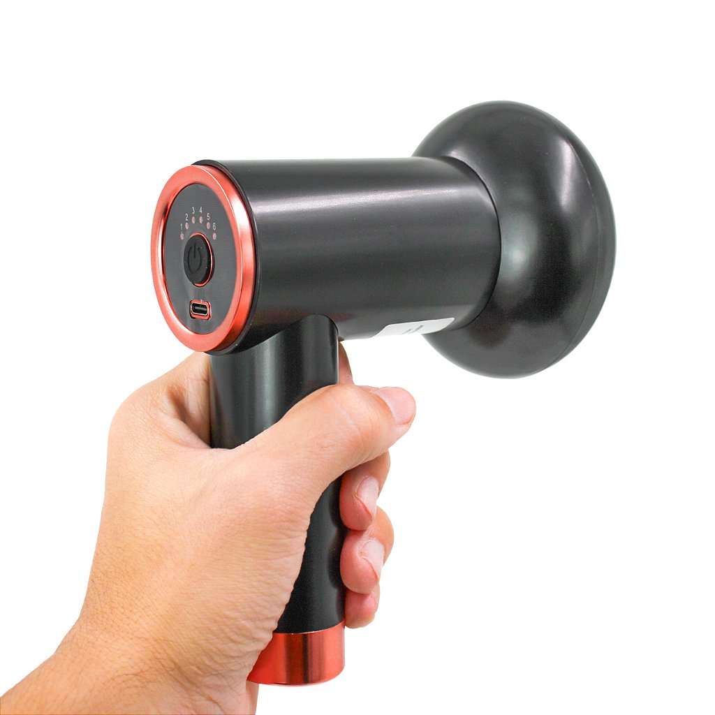 Massageador Elétrico Muscular Vibratório Corporal USB Portátil 5 em 1