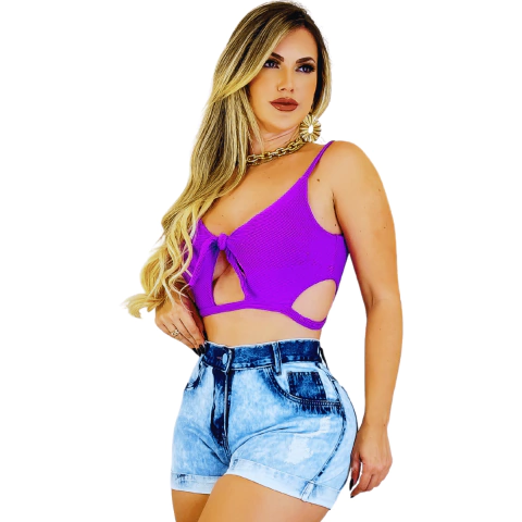 Short Jeans Impact Barra Dobrada
