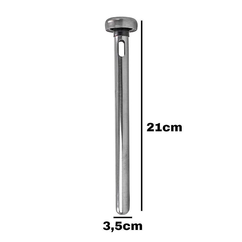 Kit 2 Bastão Resfriador Aço Inox Cerveja Gelada Garrafa