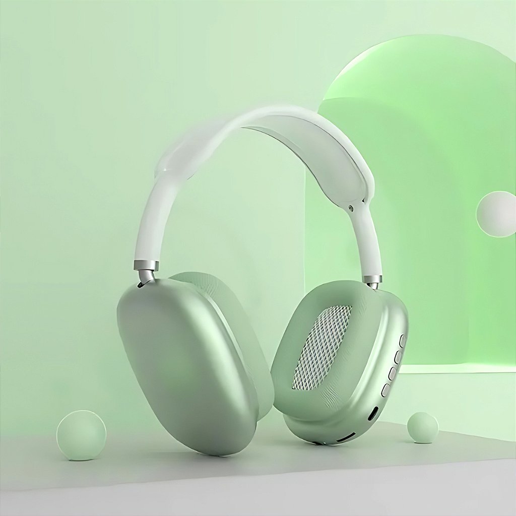 Fone De Ouvido Sem Fio Bluetooth Microfone Cartão SD Rádio