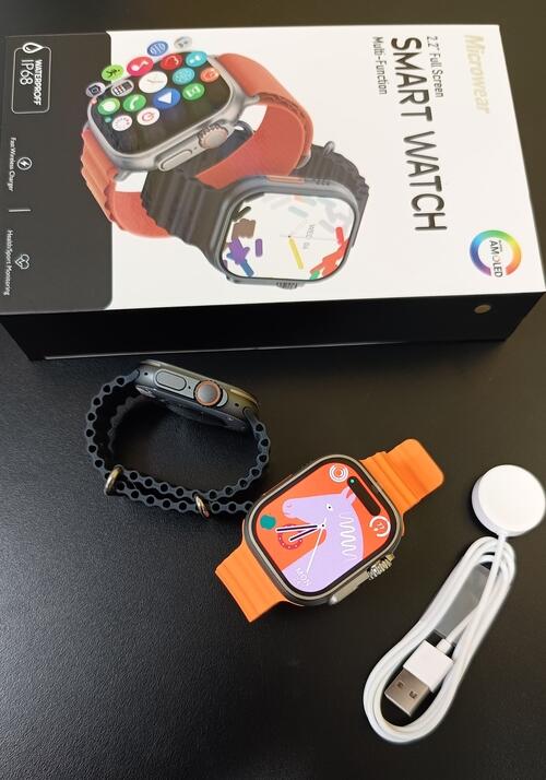 Smartwatch W69+ Ultra Plus Amoled Edição Especial Memoria 2GB Toca Musica Jogos Lançamento 