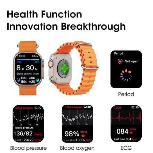 Smartwatch W69+ Ultra Plus Amoled Edição Especial Memoria 2GB Toca Musica Jogos Lançamento 