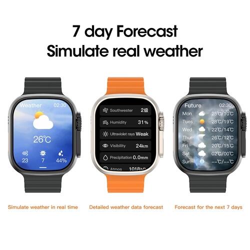 Smartwatch W69+ Ultra Plus Amoled Edição Especial Memoria 2GB Toca Musica Jogos Lançamento 