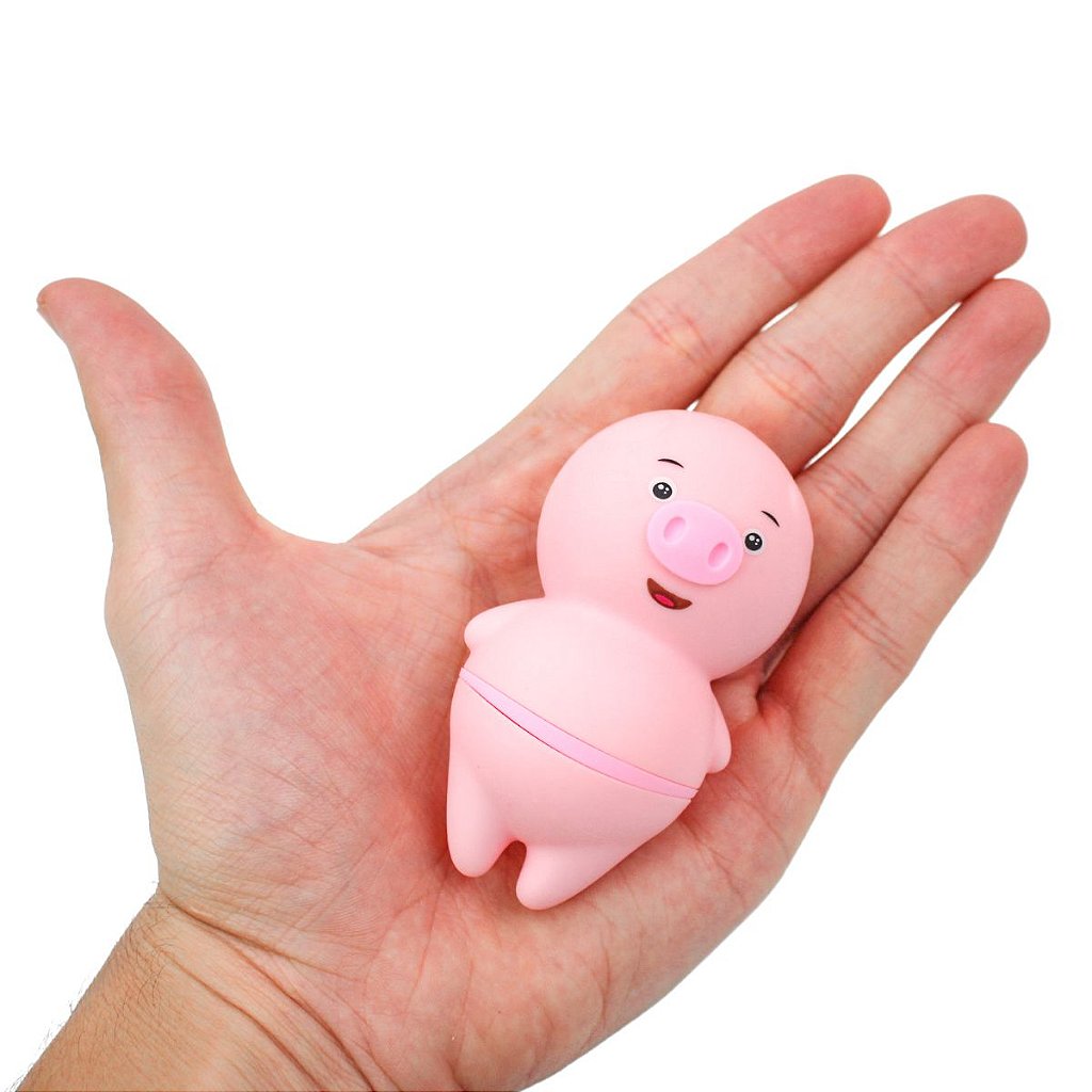 Vibrador Porquinho Língua Massageador Clitóris Recarregável