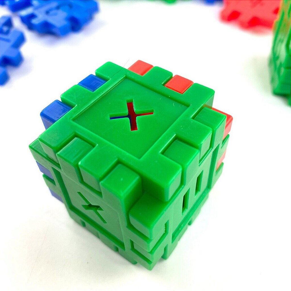 Brinquedo De Montar Blocos Infantil Números Coloridos