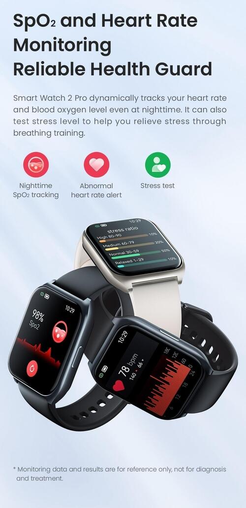 Smartwatch Xiaomi Haylou Watch 2 LS2 Pro A Prova Dagua - Preto