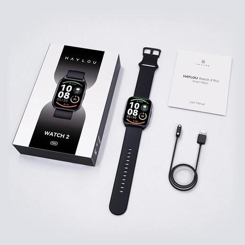 Smartwatch Xiaomi Haylou Watch 2 LS2 Pro A Prova Dagua - Preto