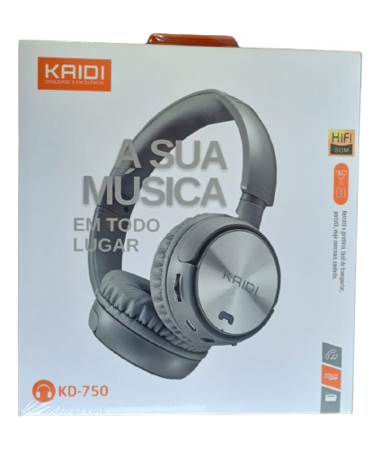 Fone De Ouvido Headphone Confortável Bluetooth Kaidi Kd-750