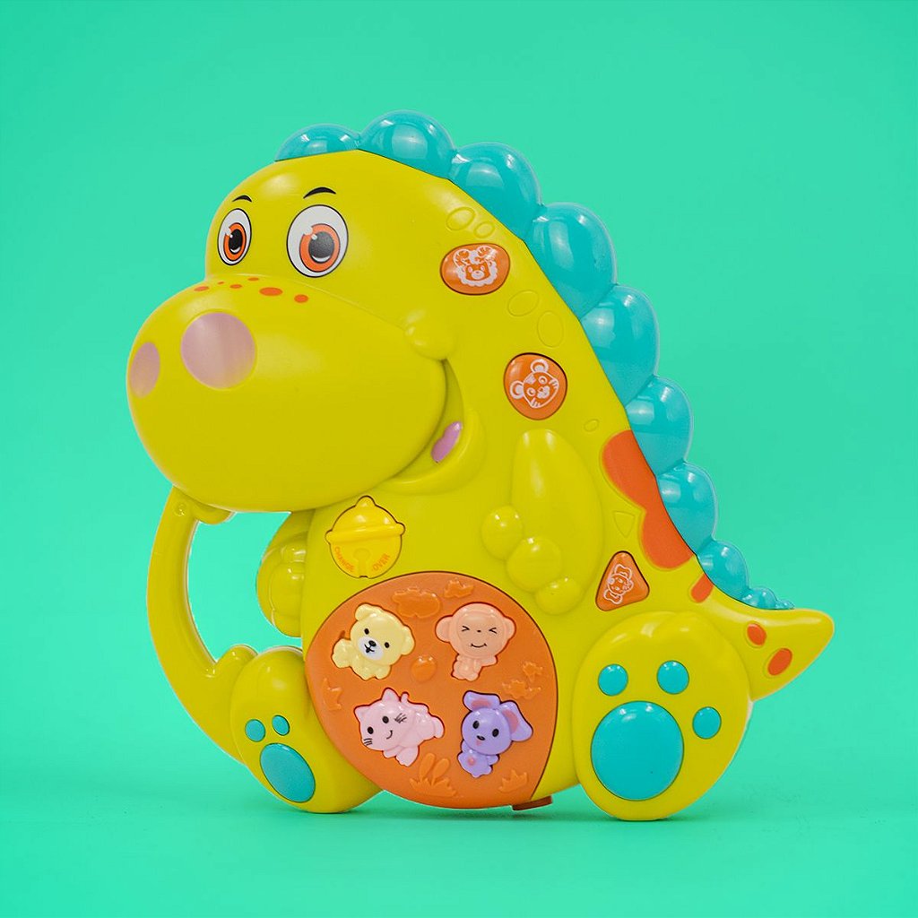 Teclado Piano Musical Bebê Brinquedo Infantil Som Dinossauro