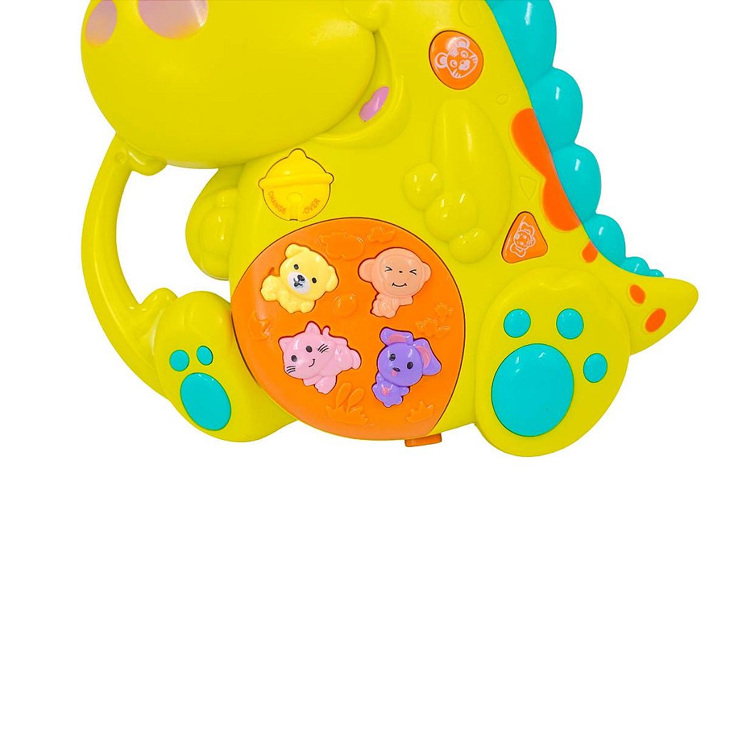 Teclado Piano Musical Bebê Brinquedo Infantil Som Dinossauro
